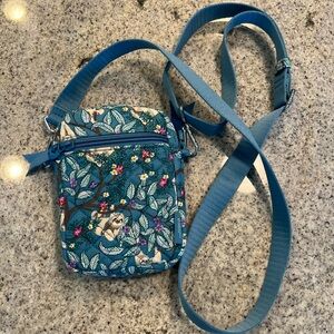 Vera Bradley Convertible Sloth Crossbody Bag